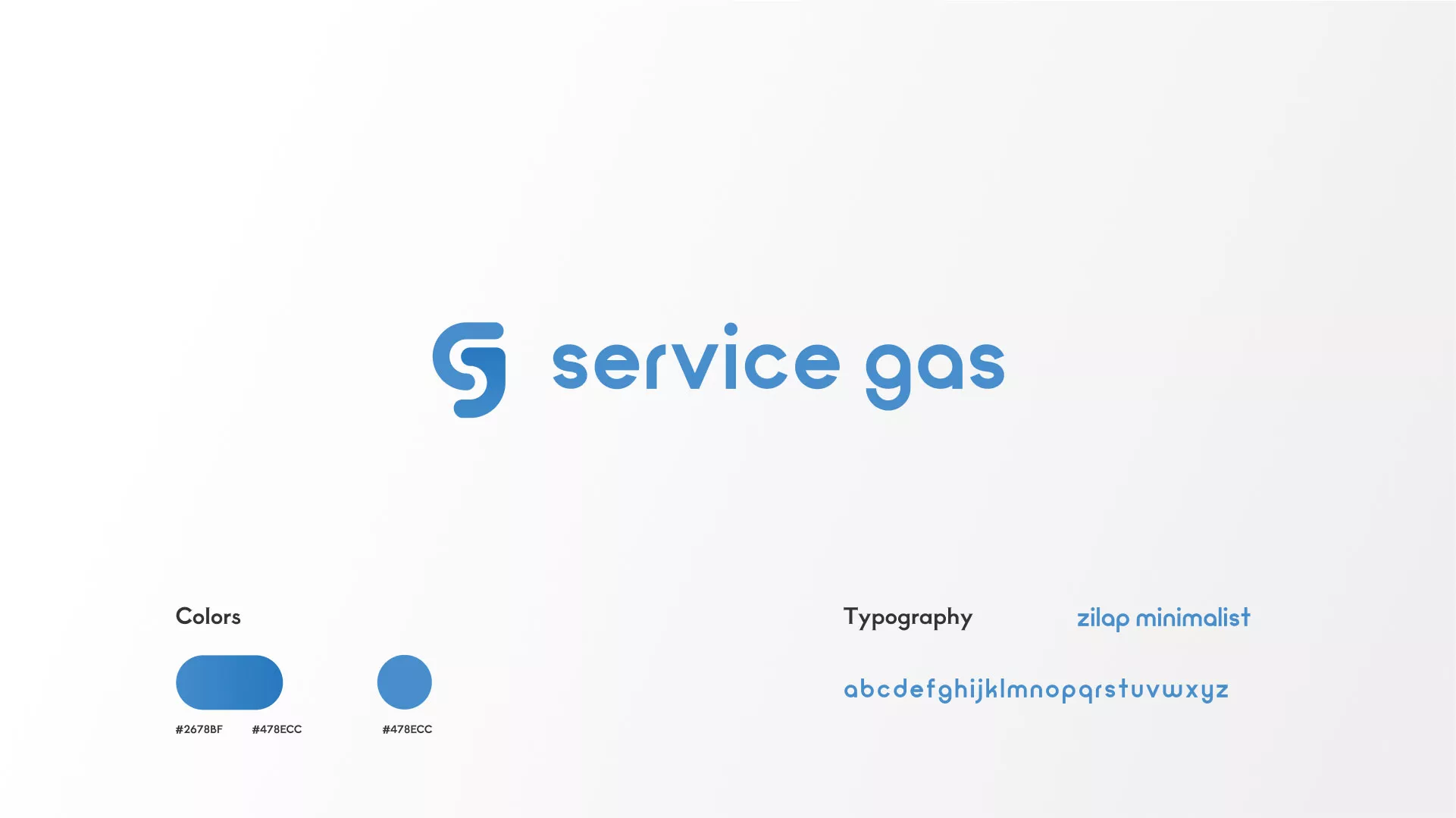 Разработка логотипа газовой компании «Сервис газ» в Тихорецке