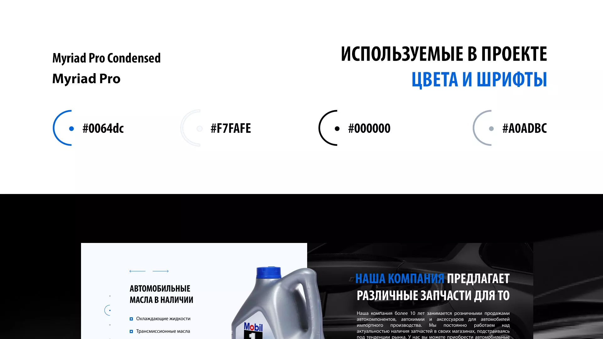 Разработка сайта магазина автозапчастей «М7» в Тихорецке