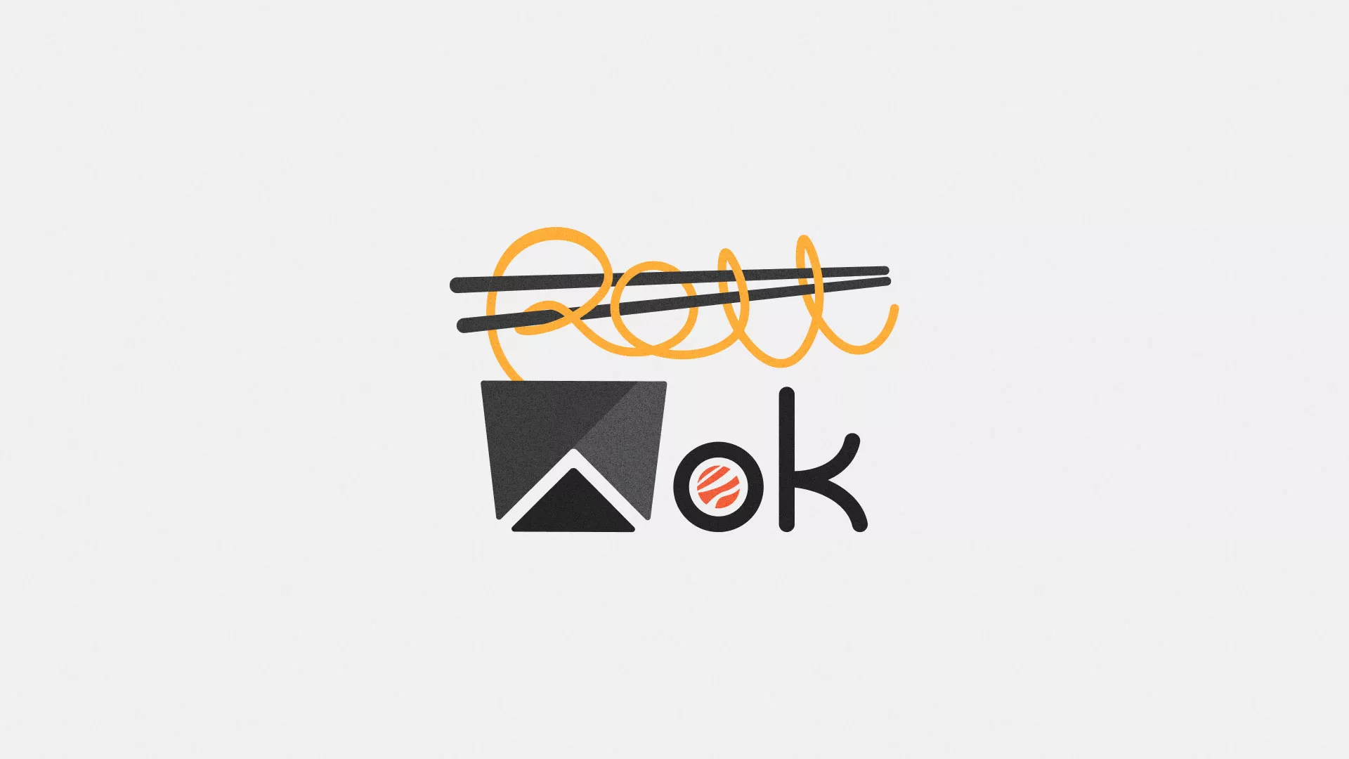 Разработка логотипа в Тихорецке для суши-бара «Roll Wok Club» Разработка логотипа в Тихорецке для суши-бара «Roll Wok Club»